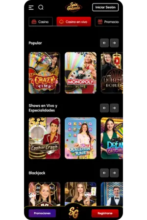 Spingrande descargar app para casino en vivo real