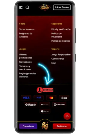 Spingrande descargar desde menú oficial seguro y rápido