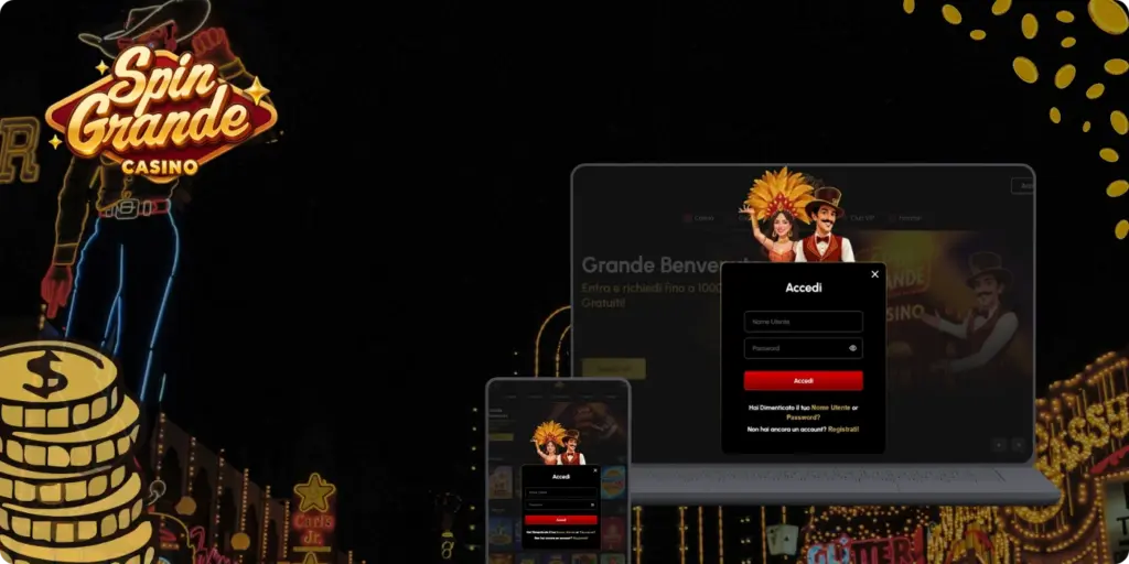 Come accedere al tuo account Spingrande