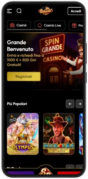 Apri il sito ufficiale di Spingrande
