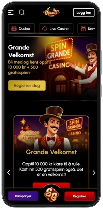 Åpne Spingrandes offisielle nettside